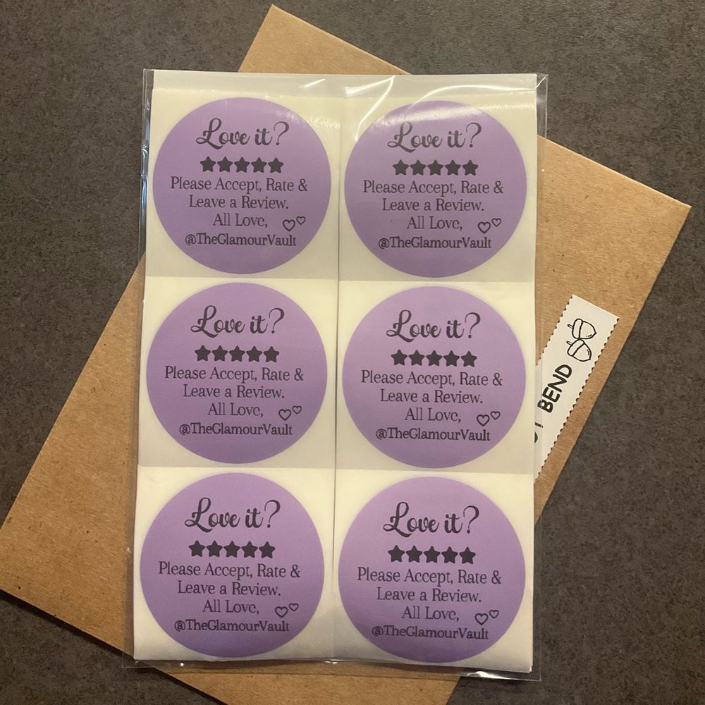 100 Love it? Leave a Review Stickers For Your Small Business
